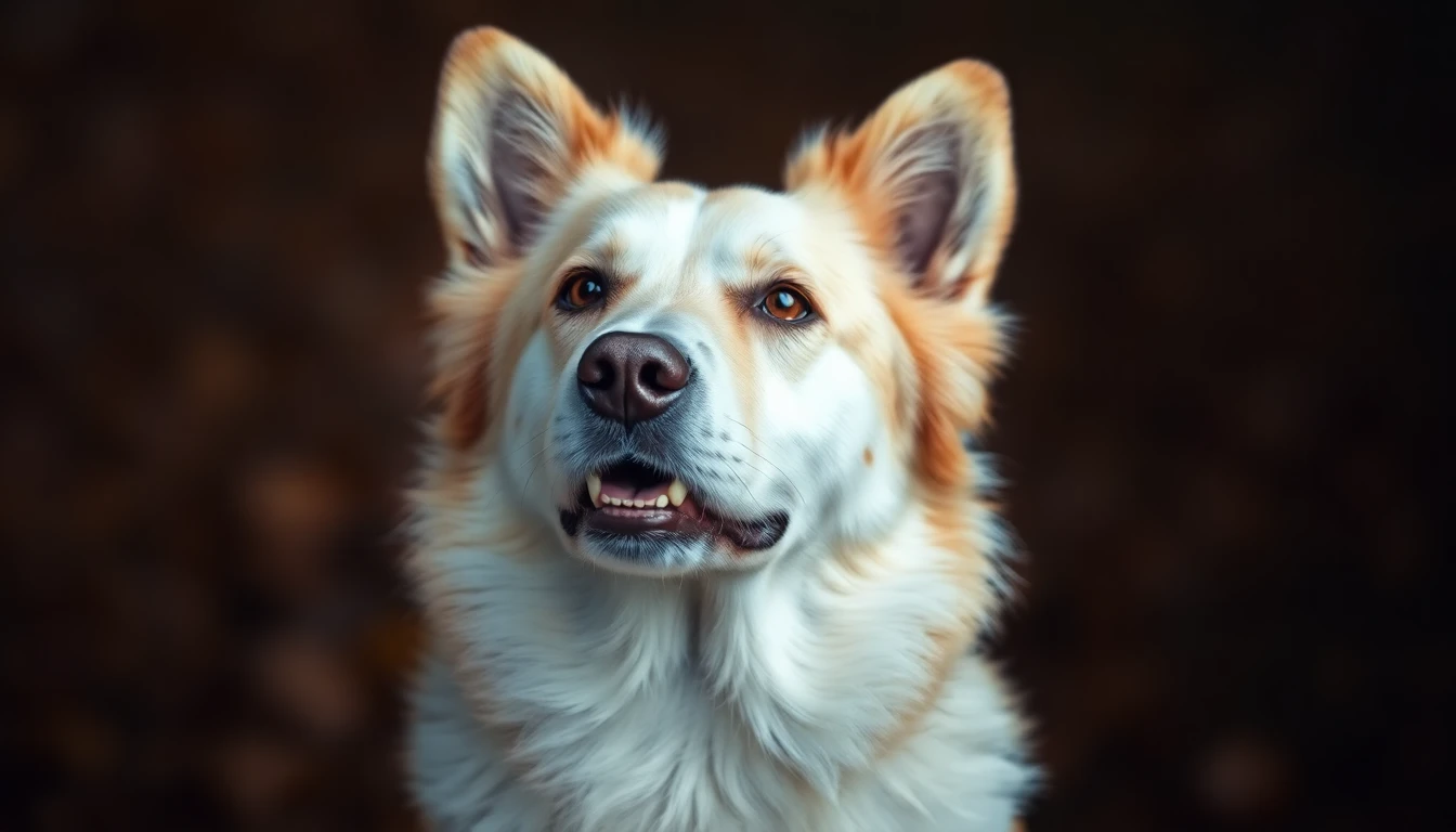 a dog